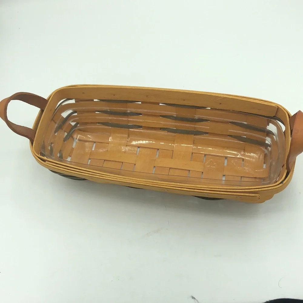 Longaberger Handwoven Bread Basket 11